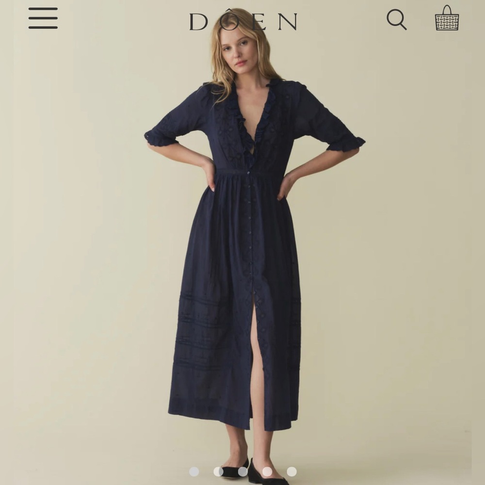 Doen NWT ROSABELLA DRESS -- ADRIATIC size S